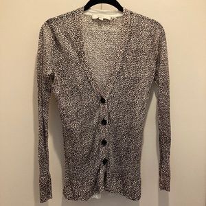 Lightweight Leopard Print Cardigan